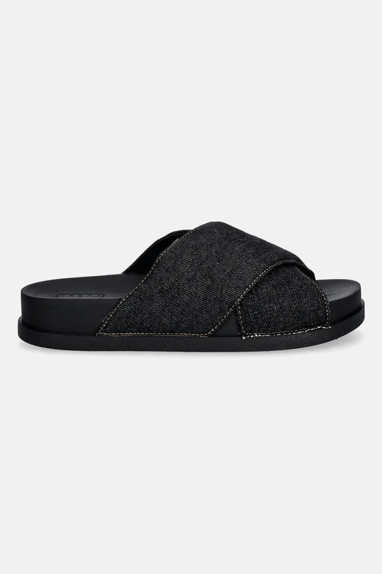Tommy Jeans klapki TJW COMFORT SLIDES WASHED DENIM EN0EN02898 granatowy SS26