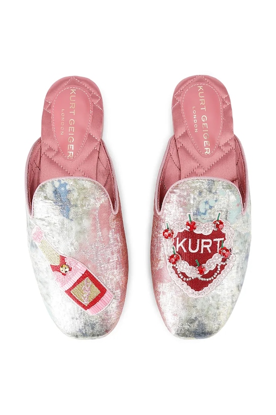 Kurt Geiger London papuci de casă Embroidered Slipper multicolor 5387799069