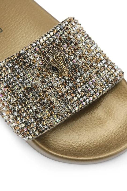 Obuwie Kurt Geiger London klapki Meena Eagle 7400260999 złoty