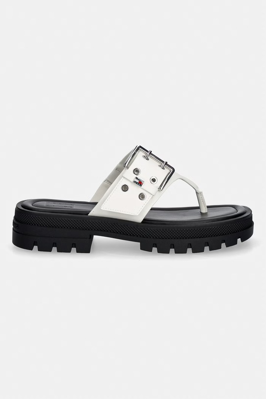 Tommy Jeans žabky dámské TJW BUCKLE SANDAL EN0EN02948 bílá SS26