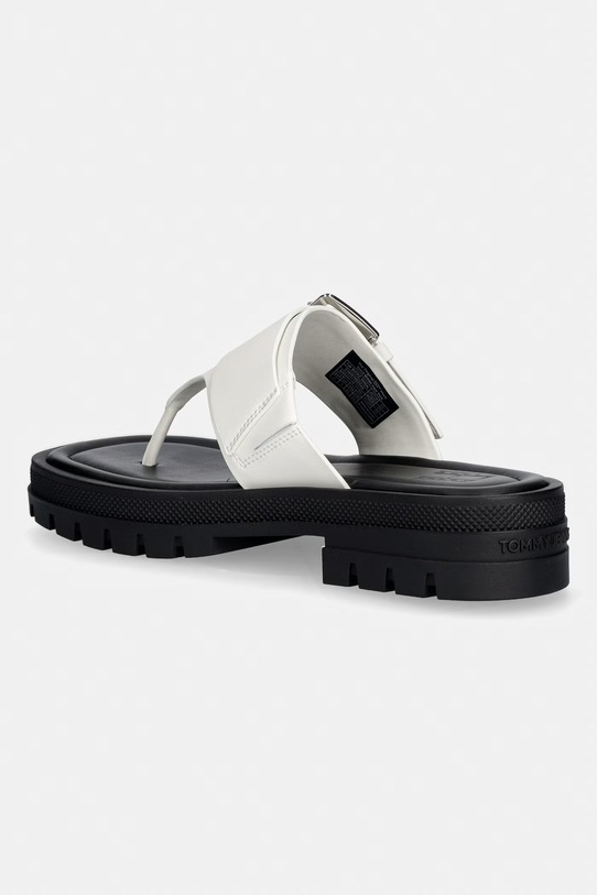 Boty Tommy Jeans žabky dámské TJW BUCKLE SANDAL EN0EN02948 bílá