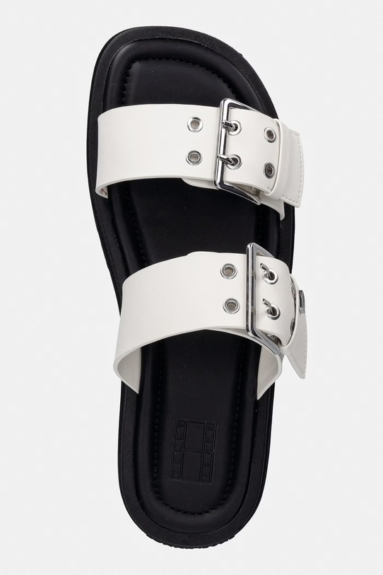 Tommy Jeans natikače ženske TJW BUCKLE STRAPS SANDAL bijela EN0EN02966