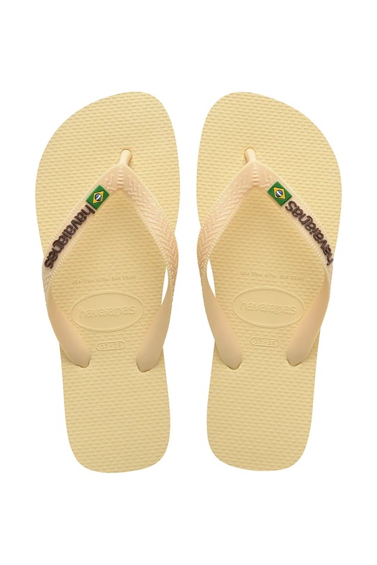 Havaianas klapki BRASIL LOGO syntetyczny żółty 4110850.9256