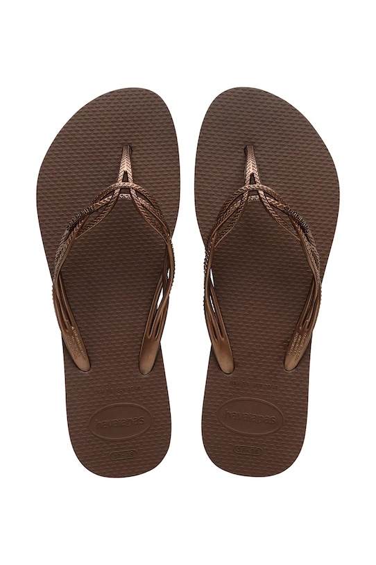 Havaianas klapki FLASH SWEET syntetyczny brązowy 4123225.0727