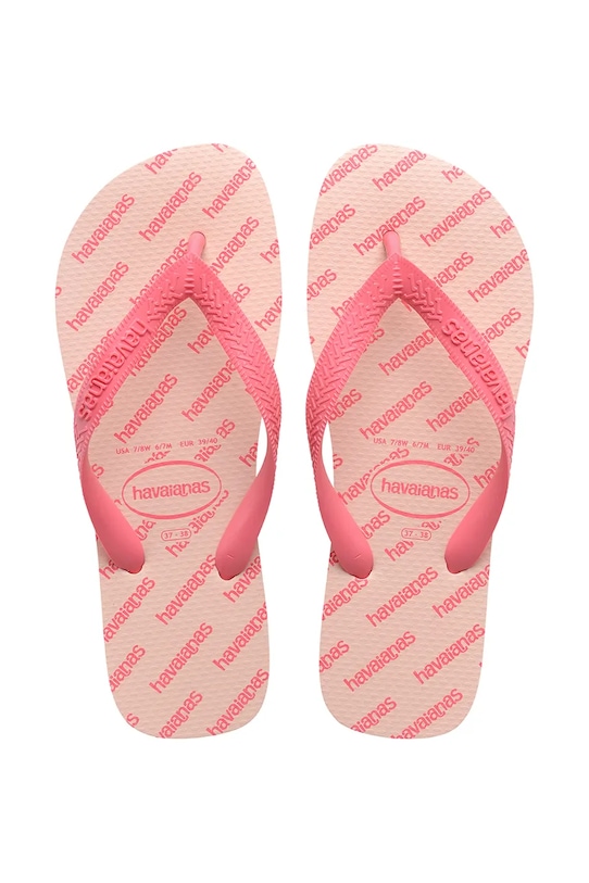 Havaianas klapki TOP LOGOMANIA ESSENTIAL BALLET syntetyczny różowy 4149891.0076