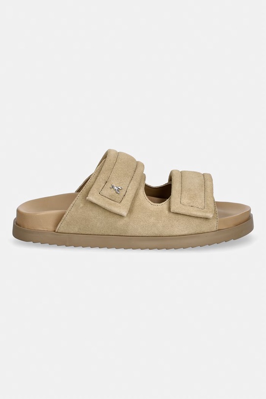 Patrizia Pepe klapki zamszowe 8X0001.L152.B880 beżowy SS26