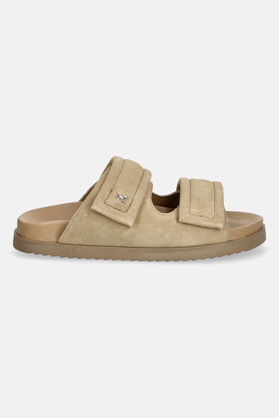 Patrizia Pepe klapki zamszowe 8X0001.L152.B880 beżowy SS26