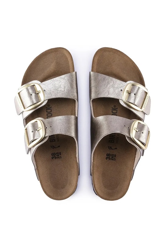 Birkenstock klapki Arizona Big Buckle beżowy 1021760