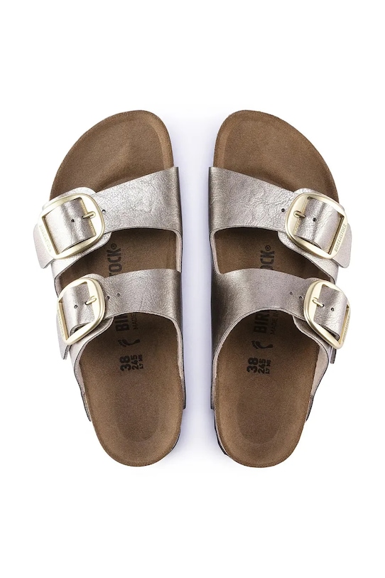 Birkenstock klapki Arizona Big Buckle beżowy 1021760