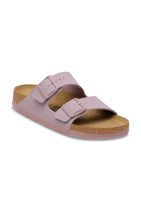 Birkenstock klapki nubukowe Arizona 1031427 fioletowy SS26