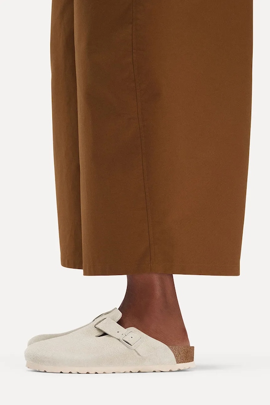 Birkenstock papucs velúrból Boston 1031662