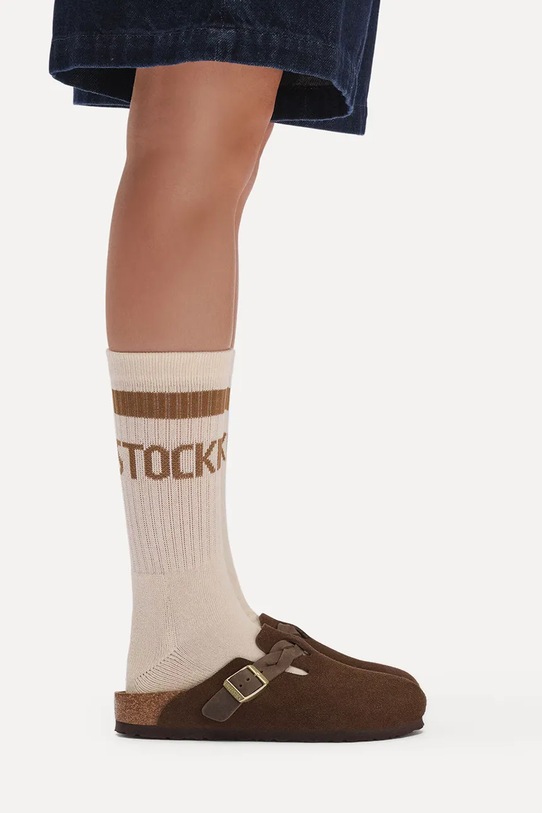 Birkenstock klapki zamszowe Boston 1031716