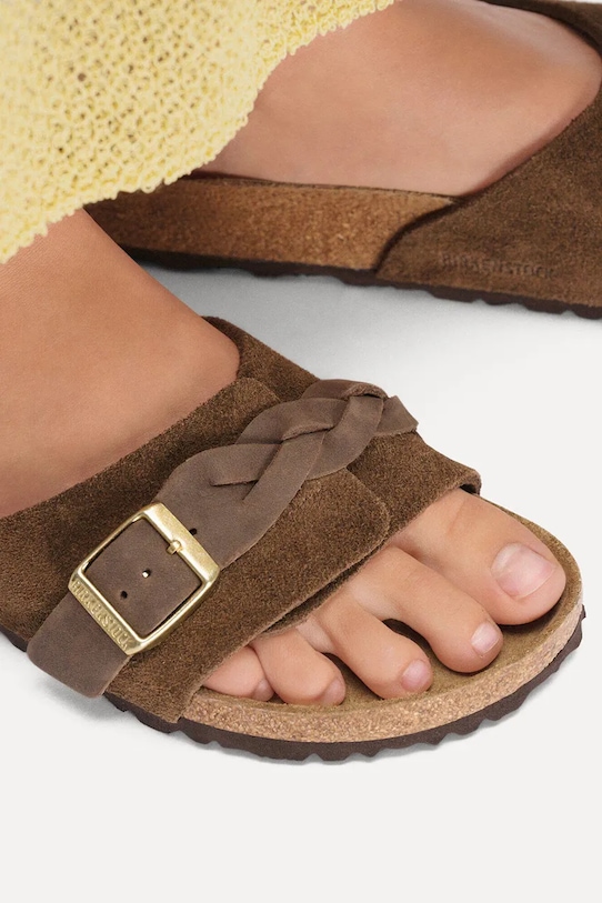 Semišové šľapky Birkenstock Oita 1031734