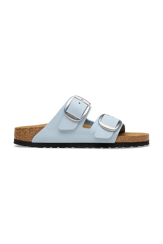 Birkenstock klapki nubukowe Arizona Big Buckle pozostałe niebieski 1031833