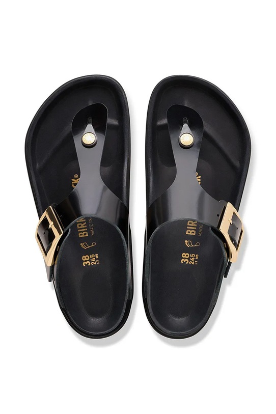 Birkenstock bőr flip-flop Gizeh 1031869.N fekete