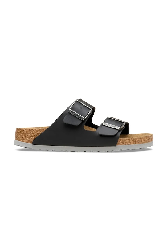 Birkenstock klapki Arizona imitacja skóry licowej czarny 1032047