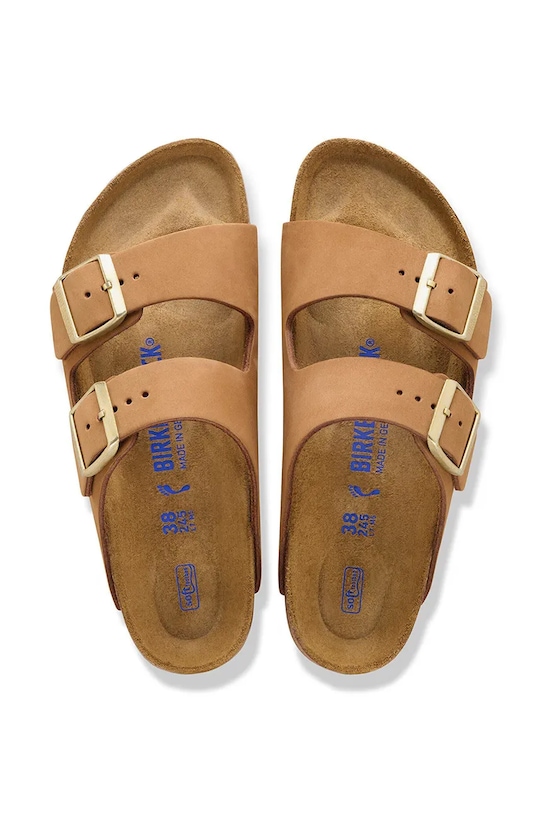 Semišové šľapky Birkenstock Arizona 1032066 hnedá