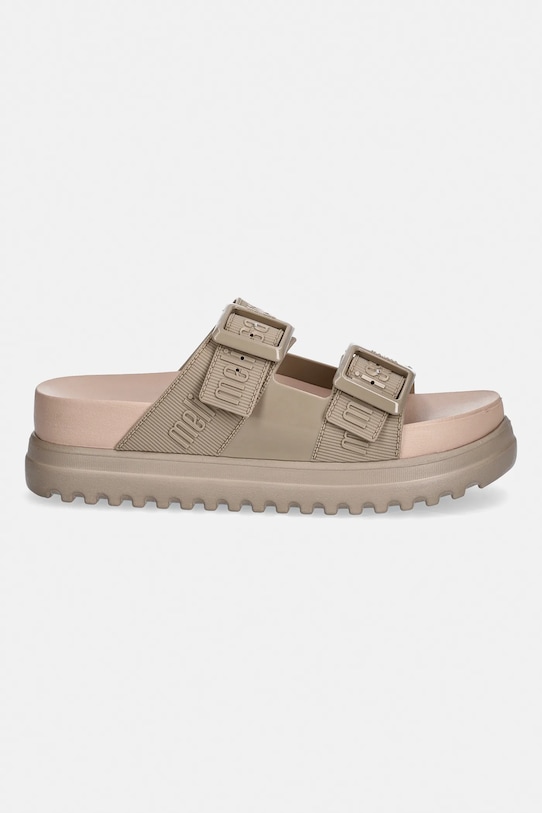 Παντόφλες Melissa MELISSA COZY M LOVER PLATFORM AD M.35977.BL948 καφέ SS26