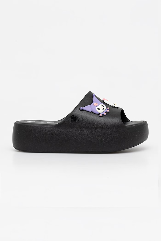 Παντόφλες Melissa MELISSA FREE PLATFORM SLIDE + HELLO M.37874.BS343 μαύρο SS26