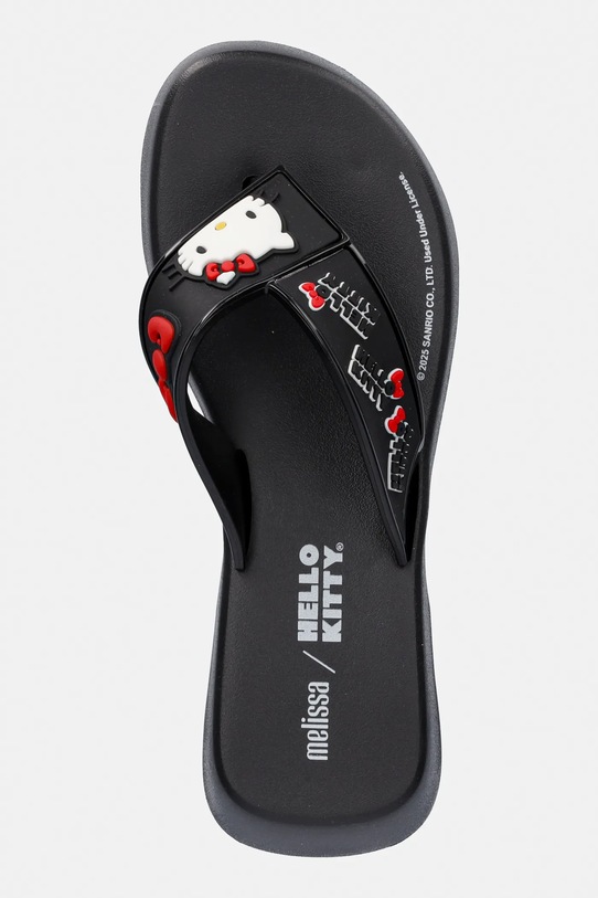 Melissa japonki MELISSA FLATFORM + HELLO KITTY AND czarny M.37992.BT630