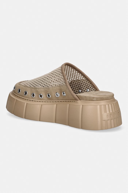 Obuwie Inuikii klapki damskie Matilda Mule Net 1014.017.0011.250 beżowy