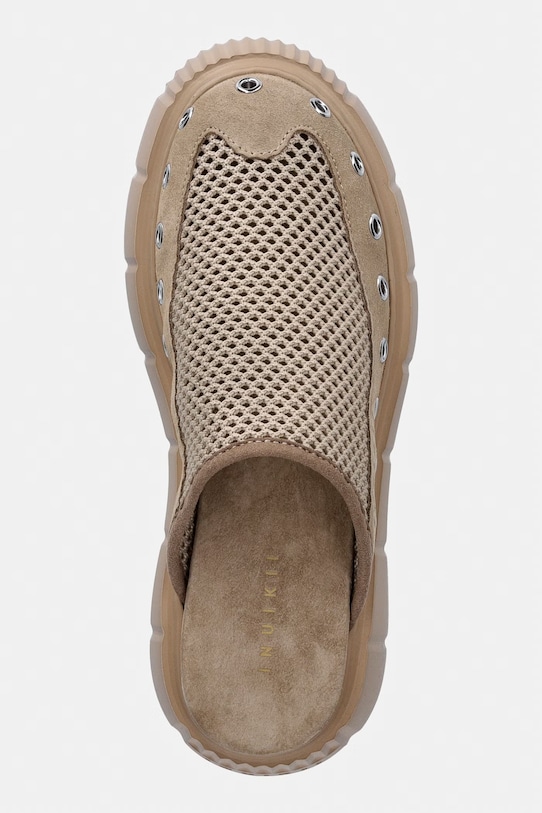 Inuikii klapki damskie Matilda Mule Net beżowy 1014.017.0011.250