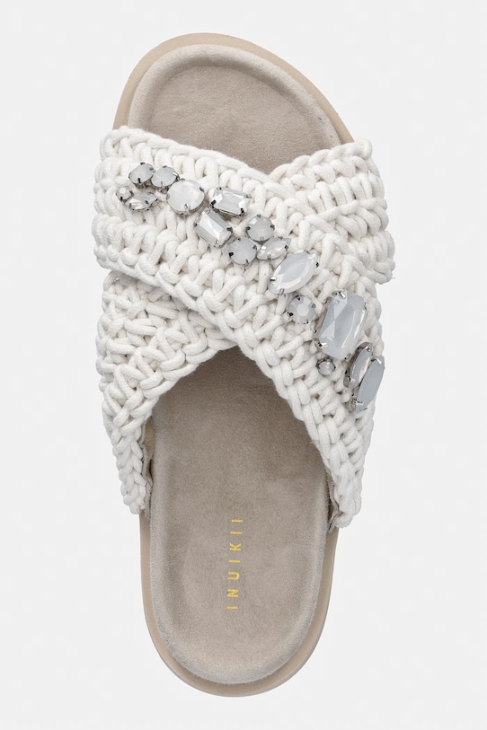 Inuikii klapki damskie Woven Stones biały 1004.003.0073.104