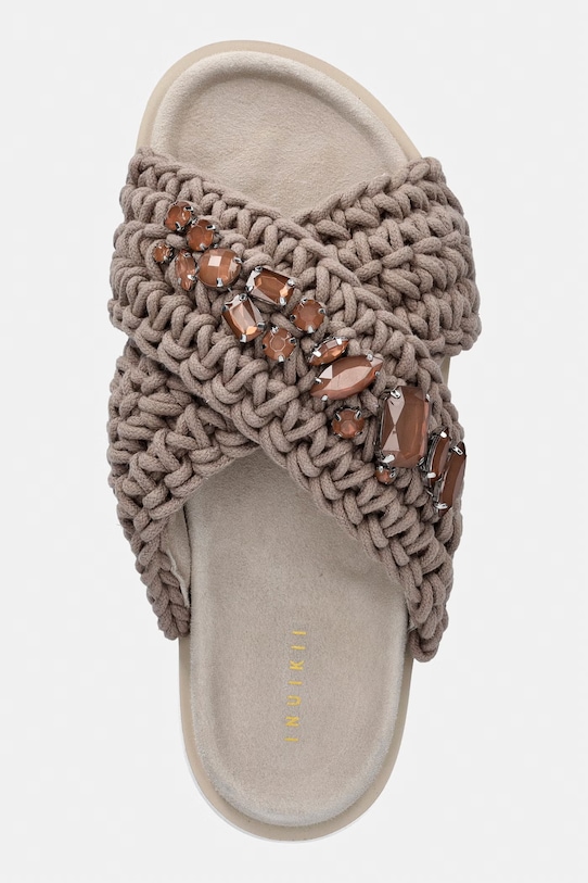Inuikii klapki damskie Woven Stones beżowy 1004.003.0073.163