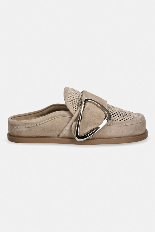 Inuikii klapki damskie Mule Patchwork 1014.003.0011.250 beżowy SS26