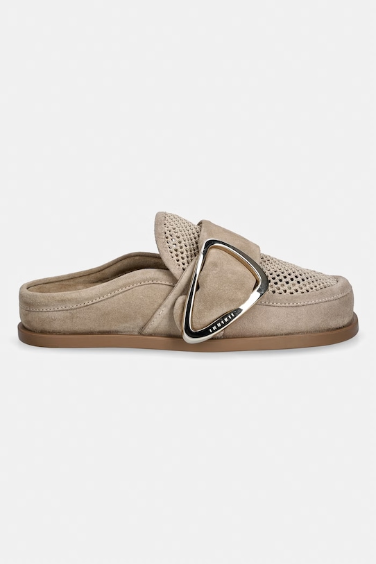 Inuikii klapki damskie Mule Patchwork 1014.003.0011.250 beżowy SS26