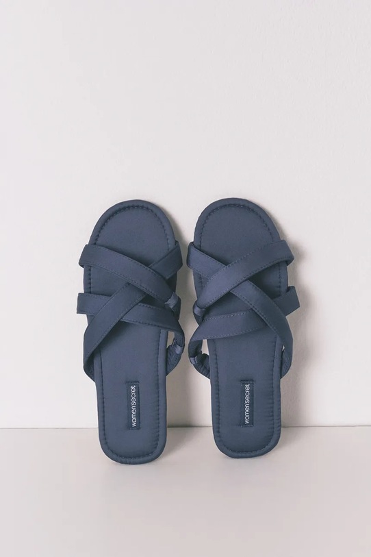 Παντόφλες women'secret DB BLUE SLPRS φλατ σκούρο μπλε 4993687