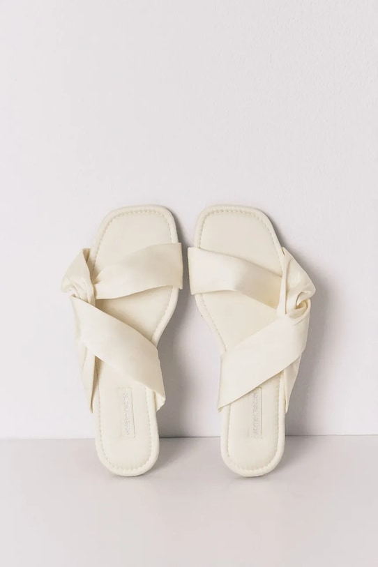 Παντόφλες women'secret SR KNOT SLPRS φλατ κίτρινο 4993691