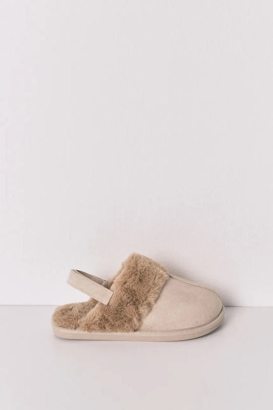 women'secret kapcie DAILY FOREST beżowy 4992589