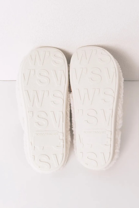 women'secret kapcie FAMILY STORIES beżowy 4992599