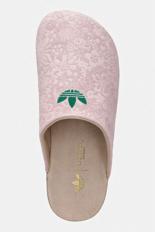 adidas Originals klapki damskie zamszowe Adimule różowy IH1932