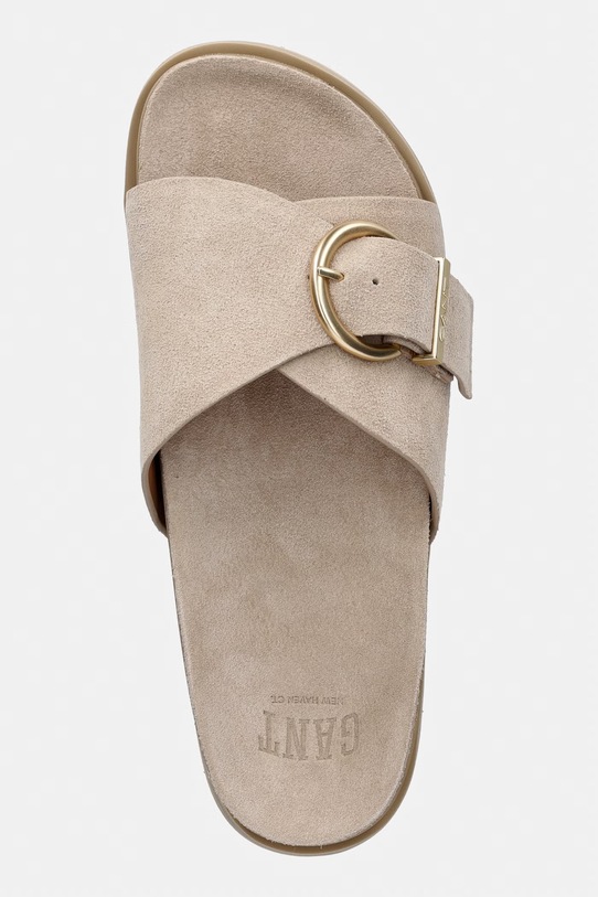 Gant σαγιονάρες με ανοιχτά δάχτυλα Γυναικεία σουέτ Mardale μπεζ 32503313.G148