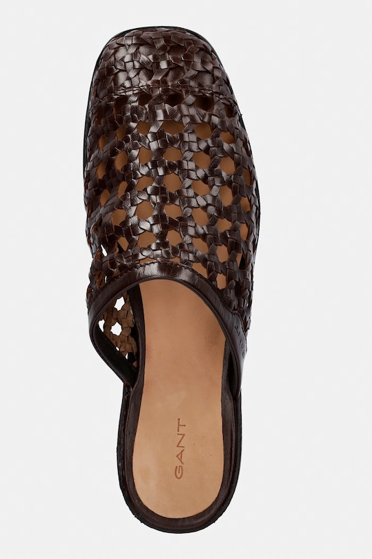 Gant klapki damskie skórzane Gimble brązowy 32501251.G46