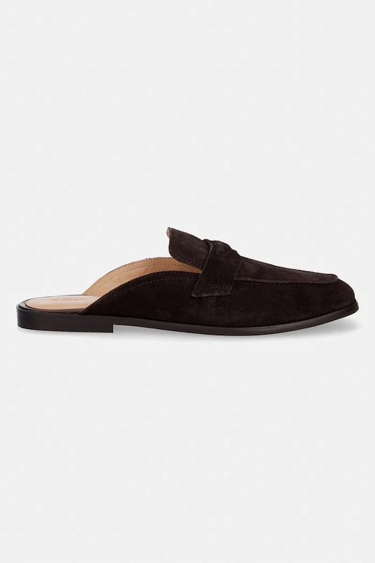 Gant klapki z zakrytymi palcami damskie zamszowe Gimble 32503289.G46 brązowy SS26