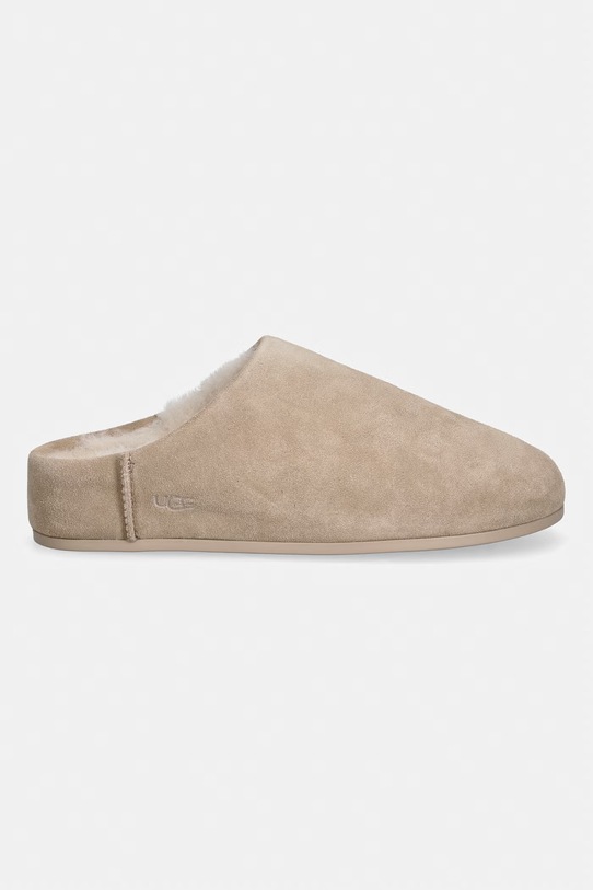 UGG kapcie zamszowe W Elea Slip-On 1171390.SAN beżowy SS26