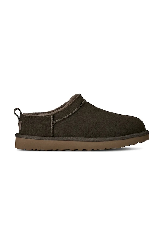UGG kapcie zamszowe W Classic Micro loungewear brązowy 1173891.DNSS