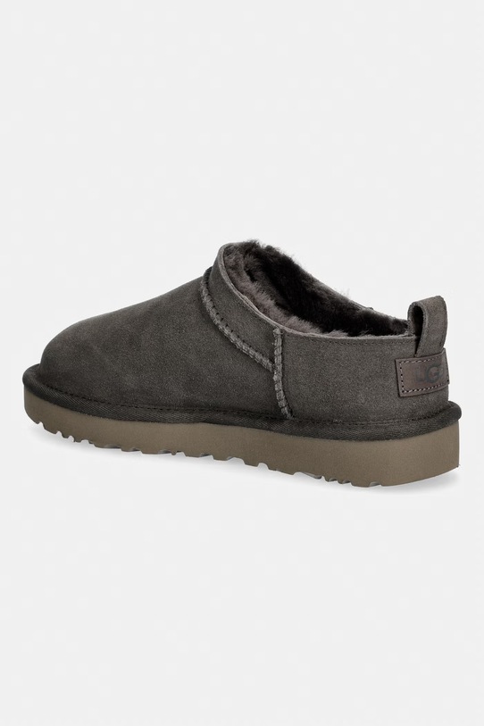 Obuwie UGG kapcie zamszowe W Classic Micro 1173891.DNSS brązowy