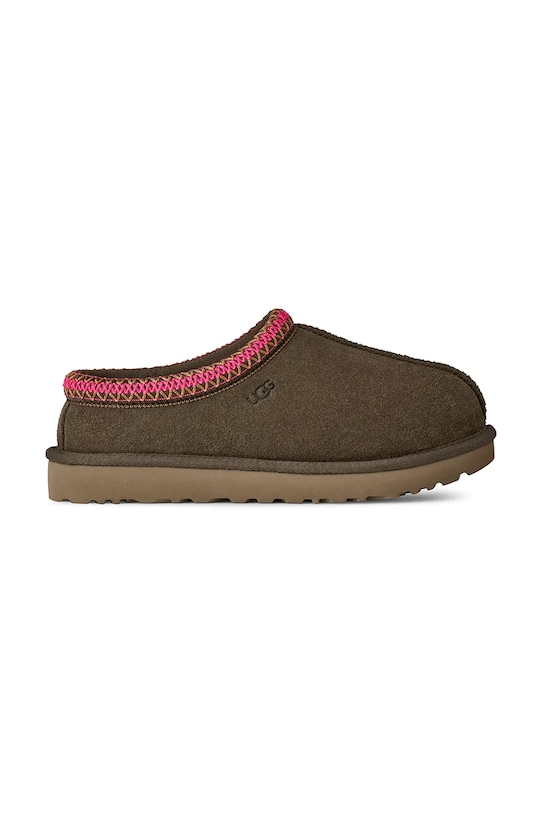 UGG kapcie zamszowe W Tasman II loungewear brązowy 1174470.DNSS