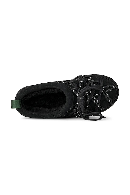 Semišové papuče UGG W Tasman Lace 1175190.BLK čierna