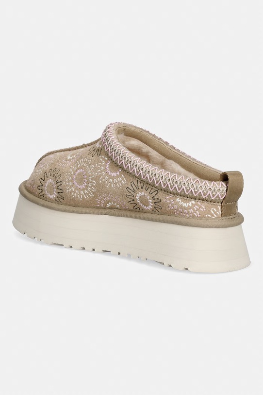 Obuwie UGG kapcie zamszowe W Tazz Sun Stitch 1178193.MDSD beżowy