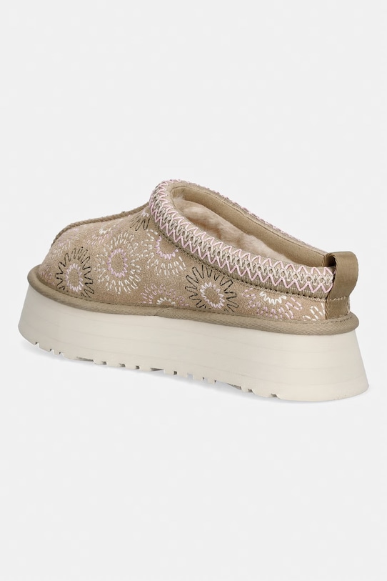 Obuwie UGG kapcie zamszowe W Tazz Sun Stitch 1178193.MDSD beżowy