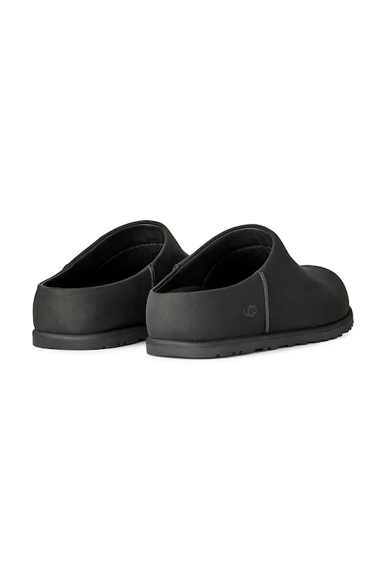 Obuwie UGG klapki nubukowe W Otzo Clog 1181130.BLK czarny