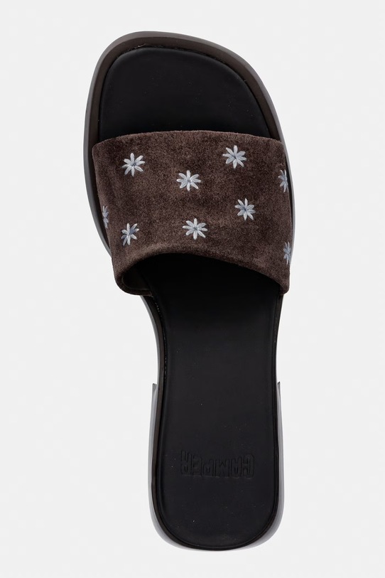 Semišové pantofle Camper Dana hnědá K201740.013