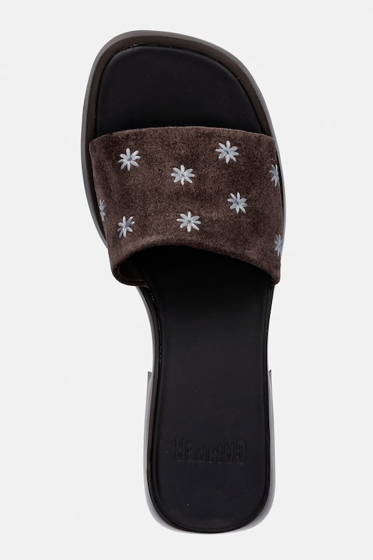 Semišové pantofle Camper Dana hnědá K201740.013