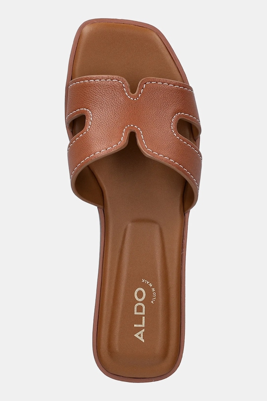 Aldo klapki skórzane ITSANDAL brązowy 13991504.ITSANDAL