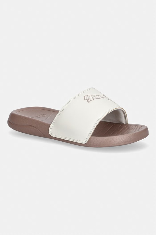 Puma klapki basenowe damskie Popcat 20 Topcat brązowy 404855